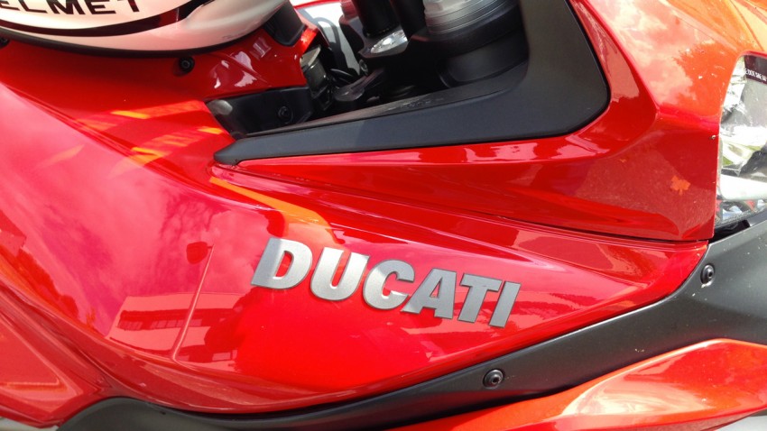 Logo Ducati sur Multistrada