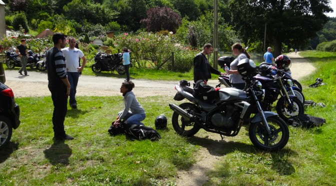 balade moto le long de la vilaine