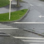 faire de la moto sous la pluie