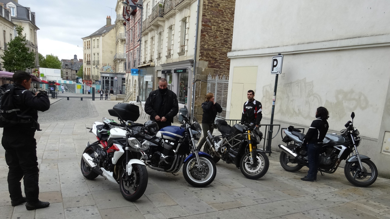 Motards Rennais chez Cupyou à Rennes (Visitation)