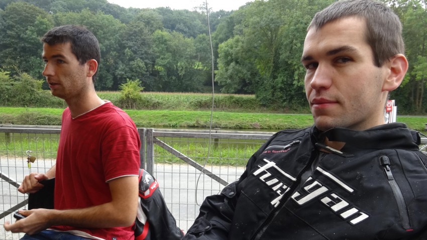 Maxime et Florent, motards Rennais