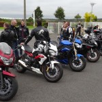 pompier de Combourg : arrêt des motards Rennais