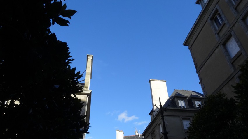 ciel bleu sur saint-malo