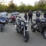 retour des motards Rennais à Betton