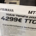 4299 euros pour le MT 125 2015