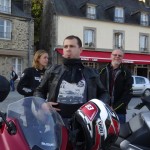 motard Rennais au port de Dinan