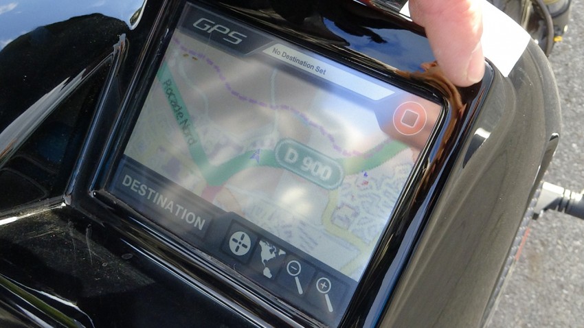 GPS intégré sur la SORA