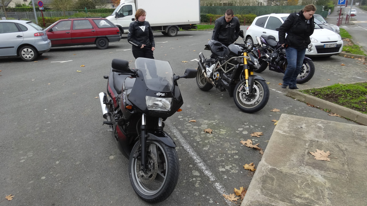 sortie moto décembre 2014 à Rennes