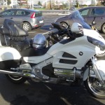 Honda Goldwing blanche