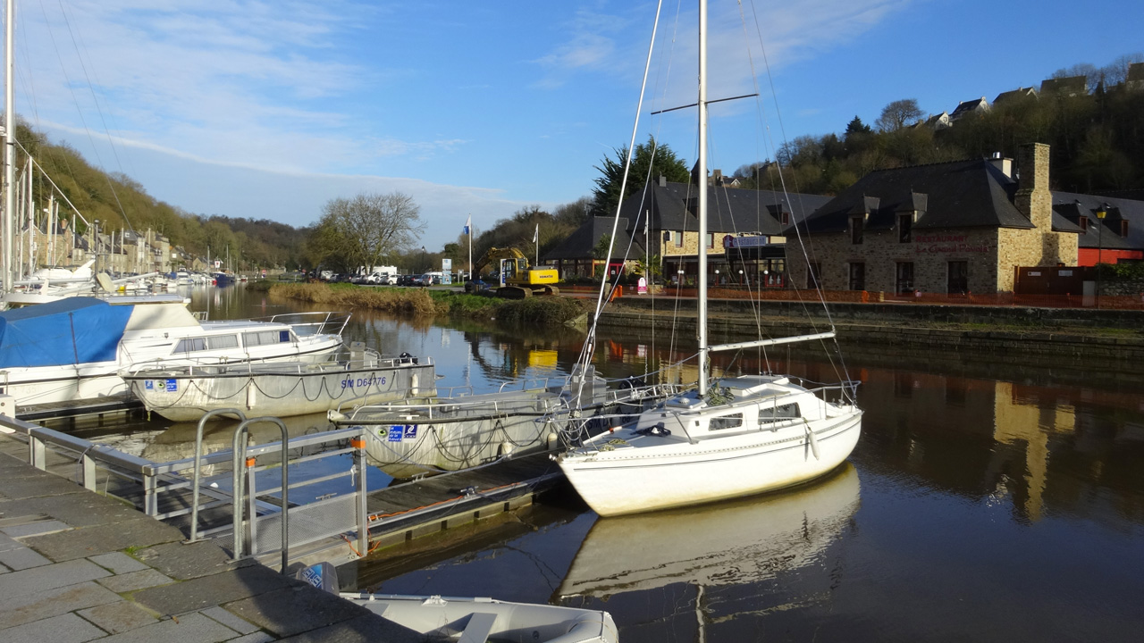 port de dinan, bateaux