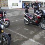 arrivée à Rennes de la balade moto