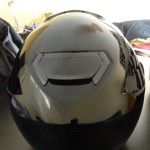 vue arrière sur le casque moto Gt Air Shoei