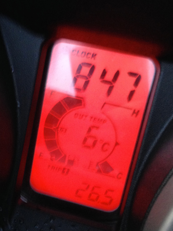 il fait froid en hiver à moto