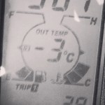 température négative en hiver