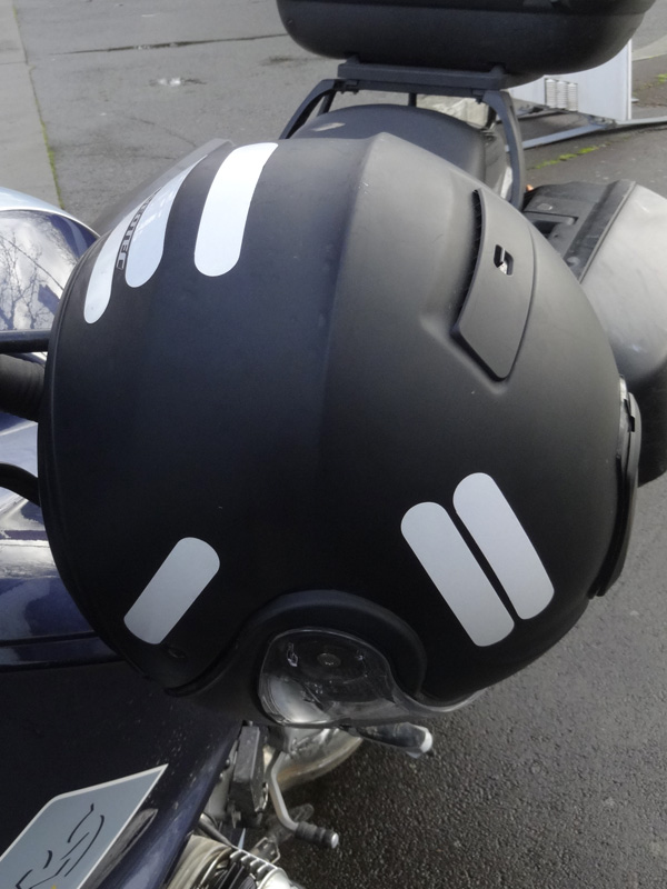 Sticker réfléchissant pour Casque de moto