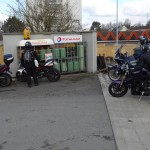 départ balade moto de Rennes (Bretagne)