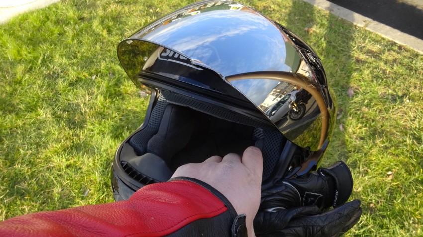 casque moto de David Jazt : Shoei GT Air