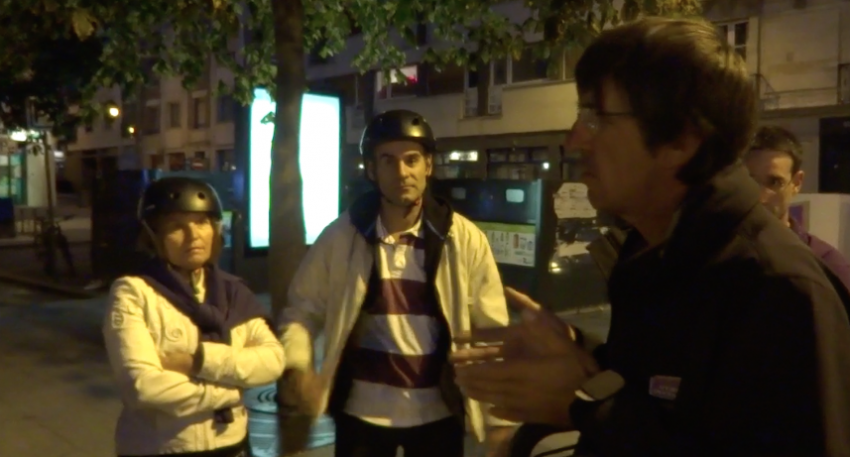 Céline et Jean-Claude au Segway à Rennes