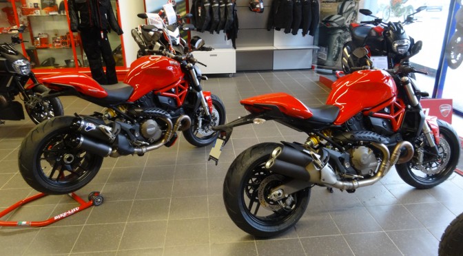 Monster 1200 et Monster 821 chez city Bike Laval