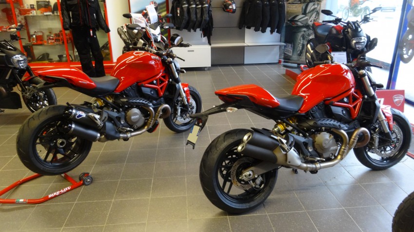 Monster 1200 et Monster 821 chez city Bike Laval