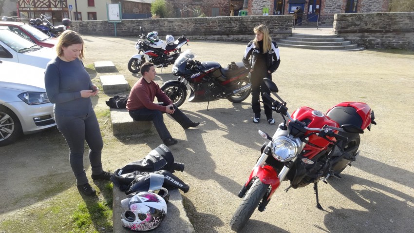 pause motarde à Pont-Réan, au coeur de la Bretagne