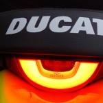 feu arrière du Scrambler Ducati : magnifique