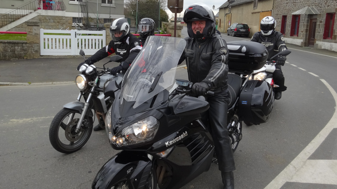 Didier, motard Rennais en Kawasaki GTR 1400