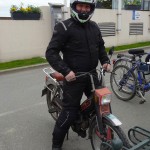 Arnaud et sa nouvelle moto