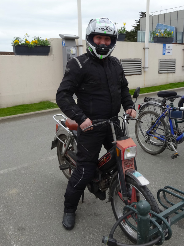 Arnaud et sa nouvelle moto
