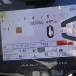 tableau de bord du Multistrada 1200 S en TFT