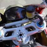 position de conduite sur la Panigale 1299 S