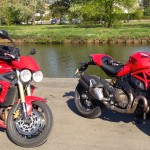 comparatif Street Triple et monster 821