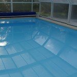 piscine privée en chambre d'hôtes à Fouesnant