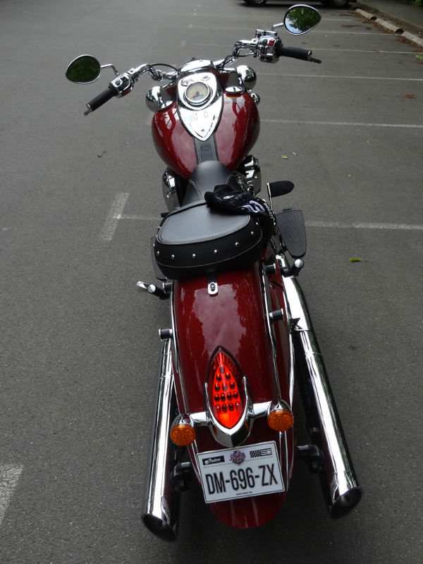 plaisir de conduite à bord du Indian Chief Classic