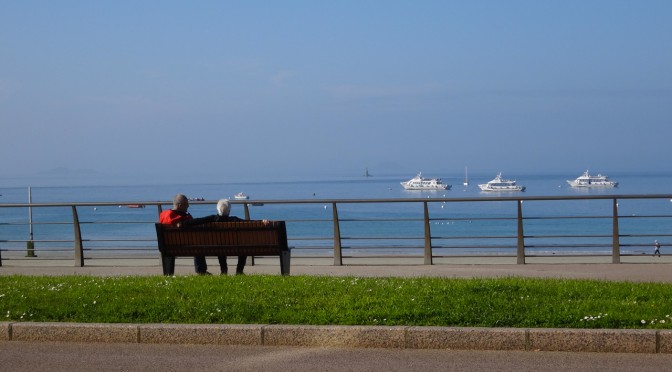 vue mer depuis Perros Guirec