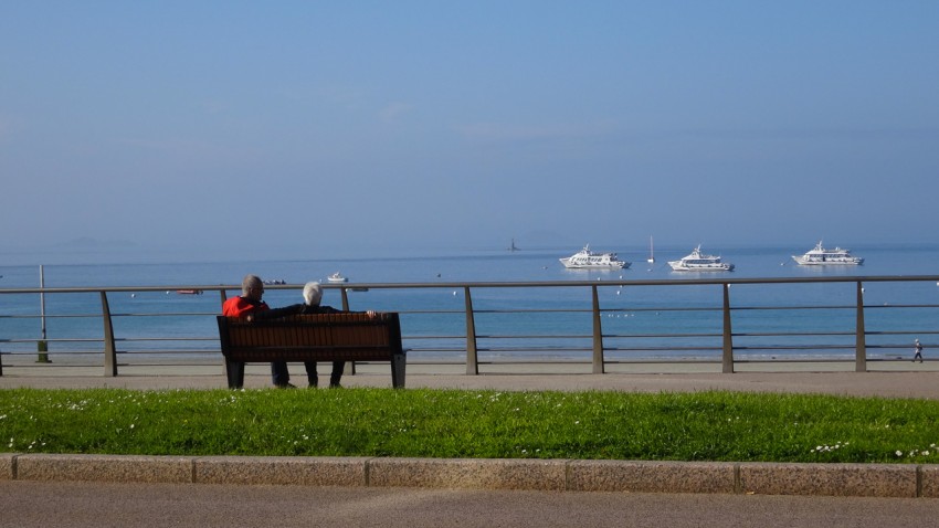 vue mer depuis Perros Guirec 