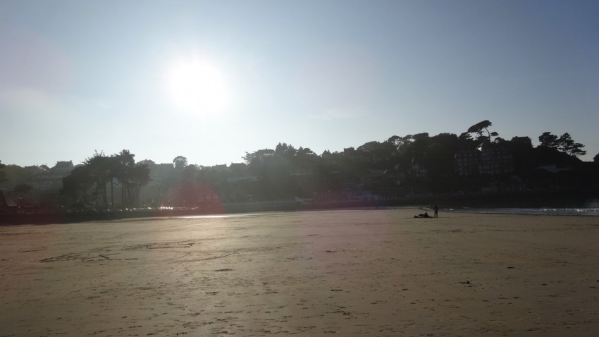 balade sur la plage de Perros Guirec