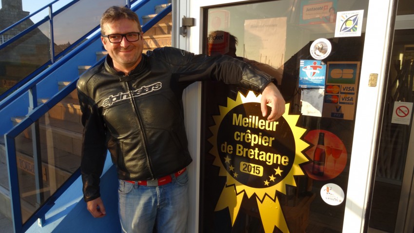 Laurent et la meilleure crêperie de Bretagne 2015