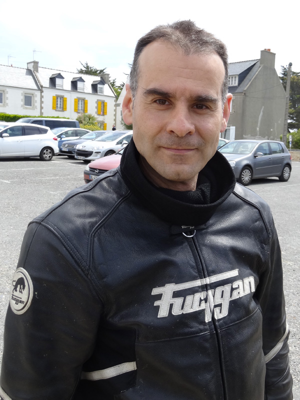 Motard Rennais en cuir moto : Jean-Claude