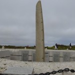 hommage aux marins disparus au cap de la chèvre (Finistère)