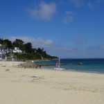 Plage des sables blancs à Douarnenez