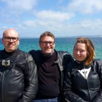 David Jazt, Laurent et Melle Laura face à la Thalasso de Douarnenez