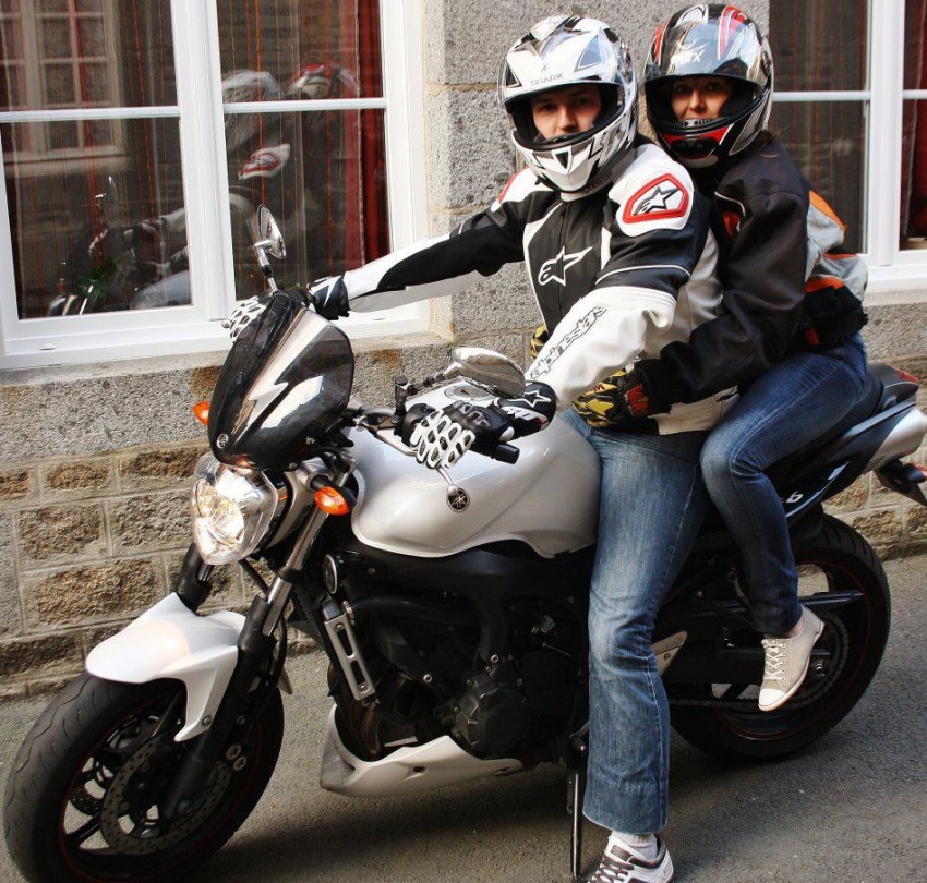 motard normand à caen : jérémy