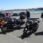 motard rennais à Erquy en 2015