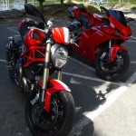 Ducati Monster 1100 Evo et Ducati 1098