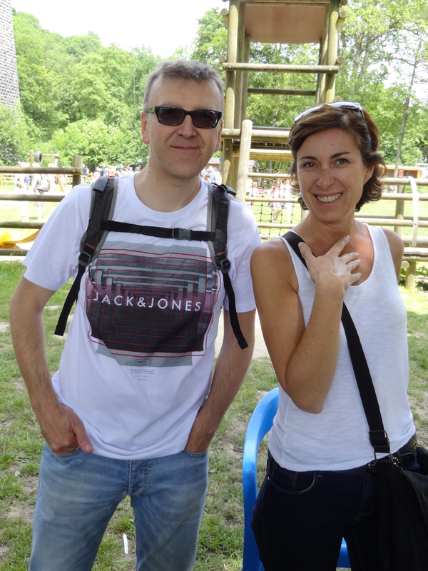 Stéphane et Nathalie, motard Rennais