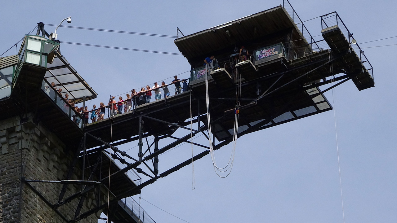 saut à l'élastique en Normandie