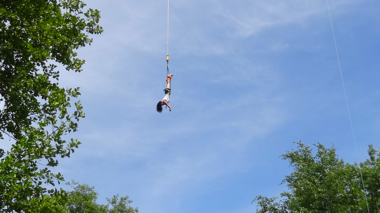 saut à l'élastique à Souleuvre