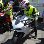 Ducati Panigale 899 pour une jeune motarde