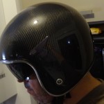 casque moto jet en carbone super léger